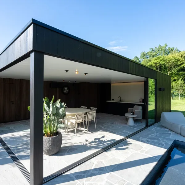 Product image for Poolhouse in samenwerking met Claeys houtconstructies