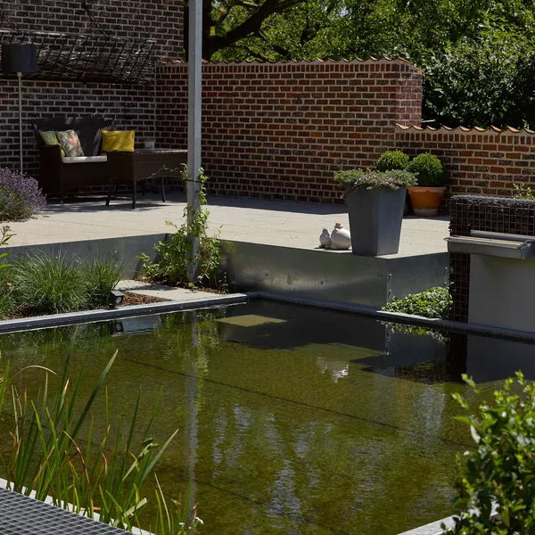 Application image for Organische tuin, waterdoorlatende verharding