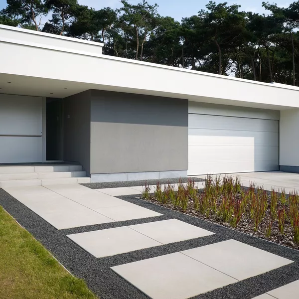 Application image for Strakke voortuin met Megategels en grind