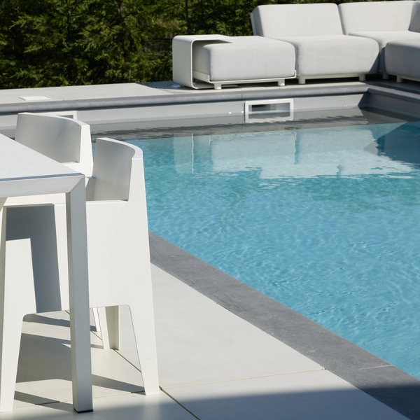 Application image for Compact terras met Smooth trappen en Megategels
